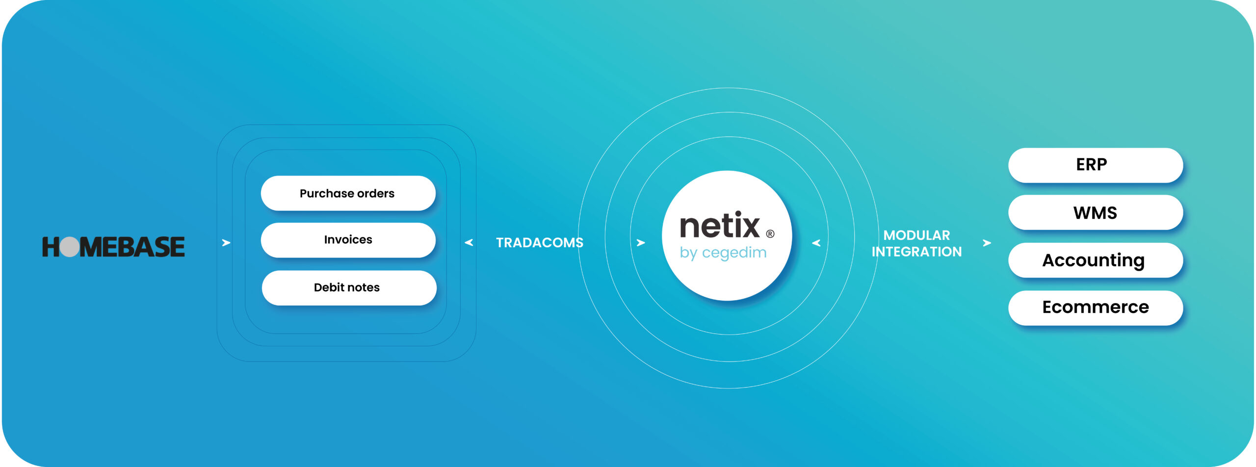 Netix diagram for connecting to Homebase